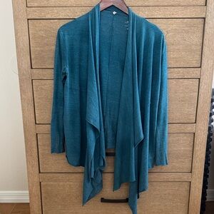 Alternative Apparel Teal Drape Cardigan